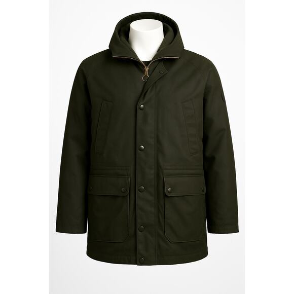 Barbour Ben Fogle Greendale Wax Jacket Sage XXL | Quilted Liner | Men’s XXL - Picture 2 of 13